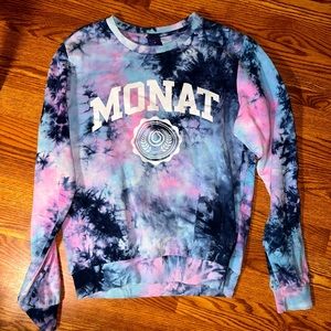 Monat tie dye sweatshirt